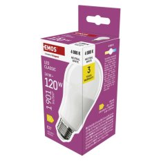 LED žárovka Emos Classic E27 Classic A60 14W