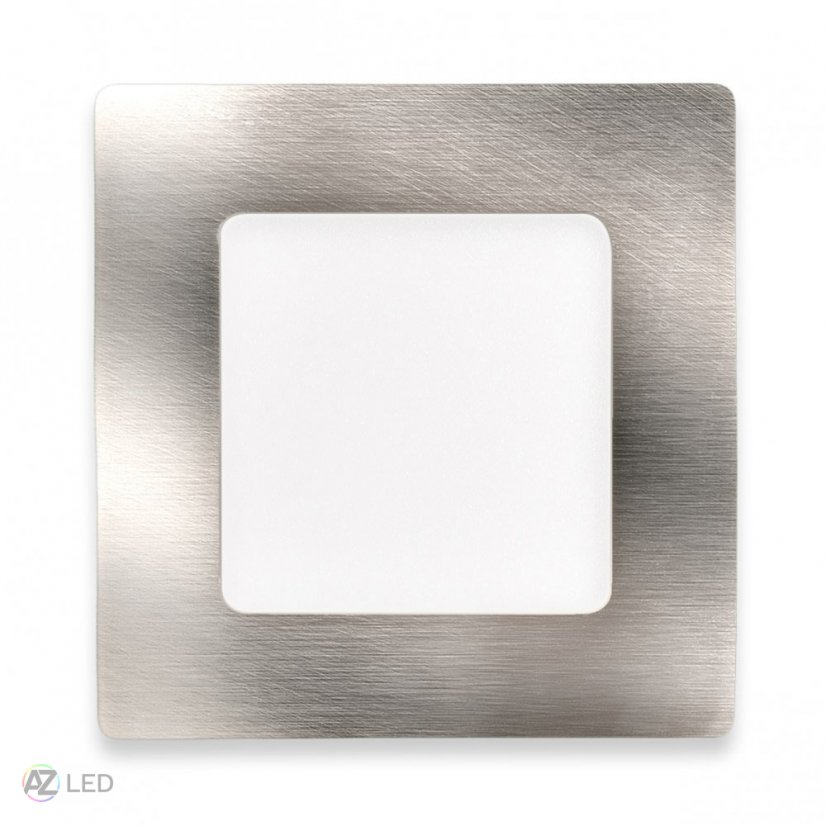 LED panel SQUARE BASIC 6W 120x120mm stříbrný