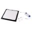 LED panel BSN18 čtvercový 18W 220x220mm černý - Barva světla: Teplá bílá