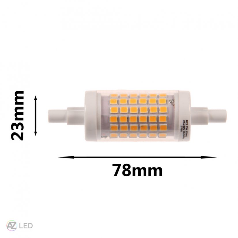 LED žárovka R7s EP78 7W - Barva světla: Denní bílá