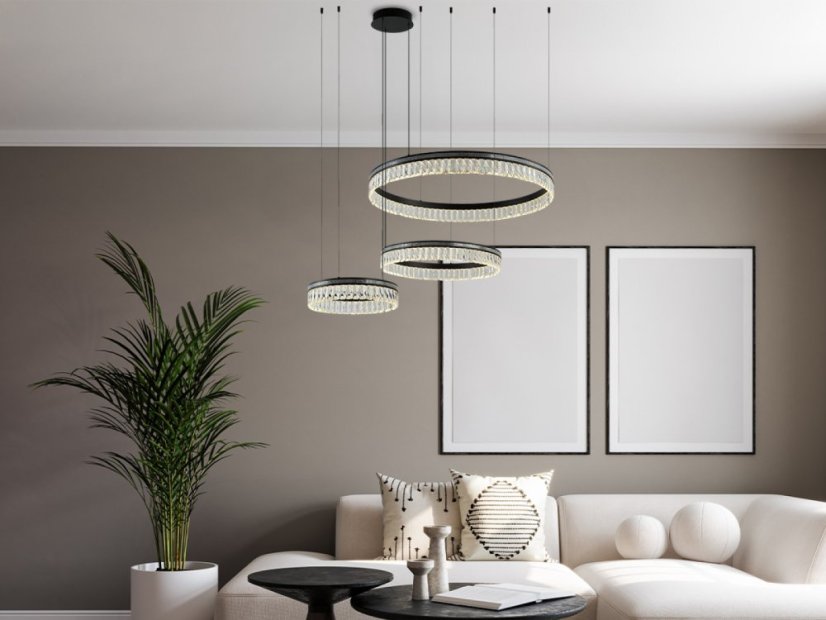 THALIA křišťálový závěsný lustr - N2105