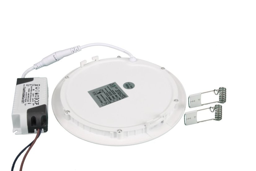 LED panel LN12 kulatý 12W 171mm bílý
