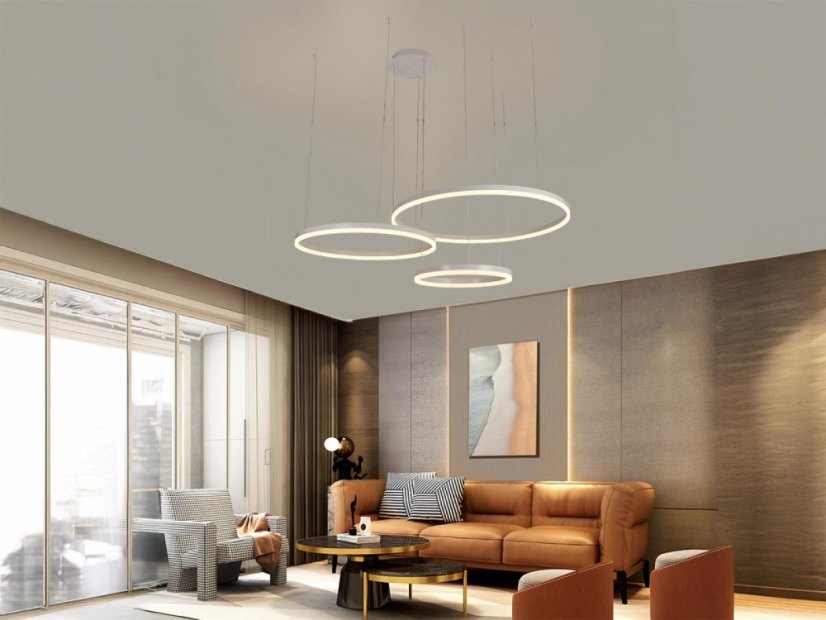 LED závěsné svítidlo + dálkový ovladač 125W - J4384/W