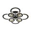 LED stropní svítidlo s dálkovým ovladačem 200W - J3347/B LED stropní svítidlo s dálkovým ovladačem 200W - J3347/B