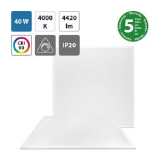 LED svítidlo Office 6060 40W 4000K 595x595mm bílé