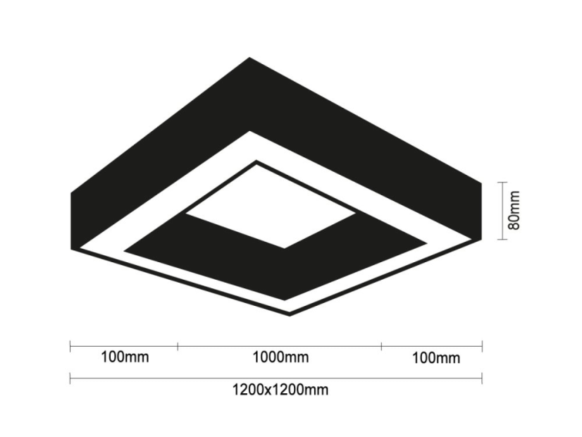 LED stropní svítidlo 150W - CL7534