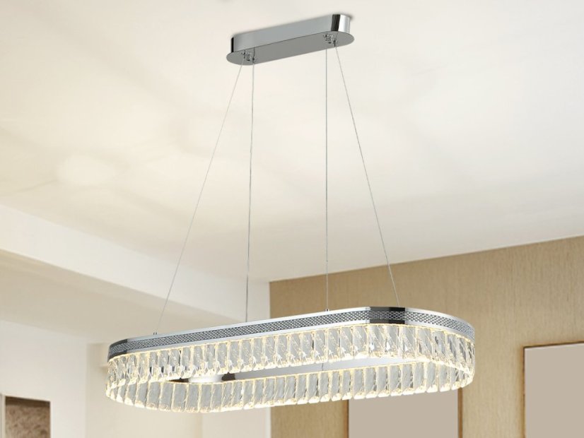 THALIA křišťálový závěsný lustr - N2109