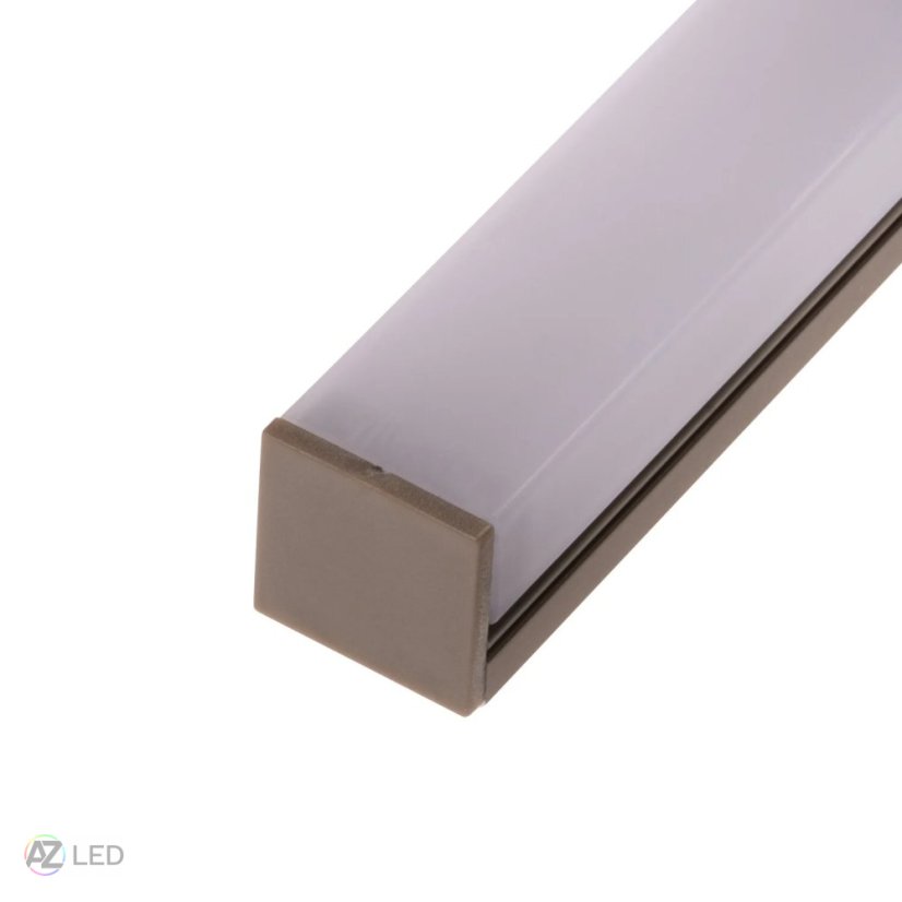 Nástěnný LED profil - N14 bronzový