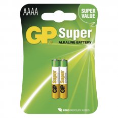 Alkalická speciální baterie GP 25A (AAAA) 2ks