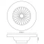 LED svítidlo OPAL + stropní ventilátor + dálkový ovladač 48W - LCL6341