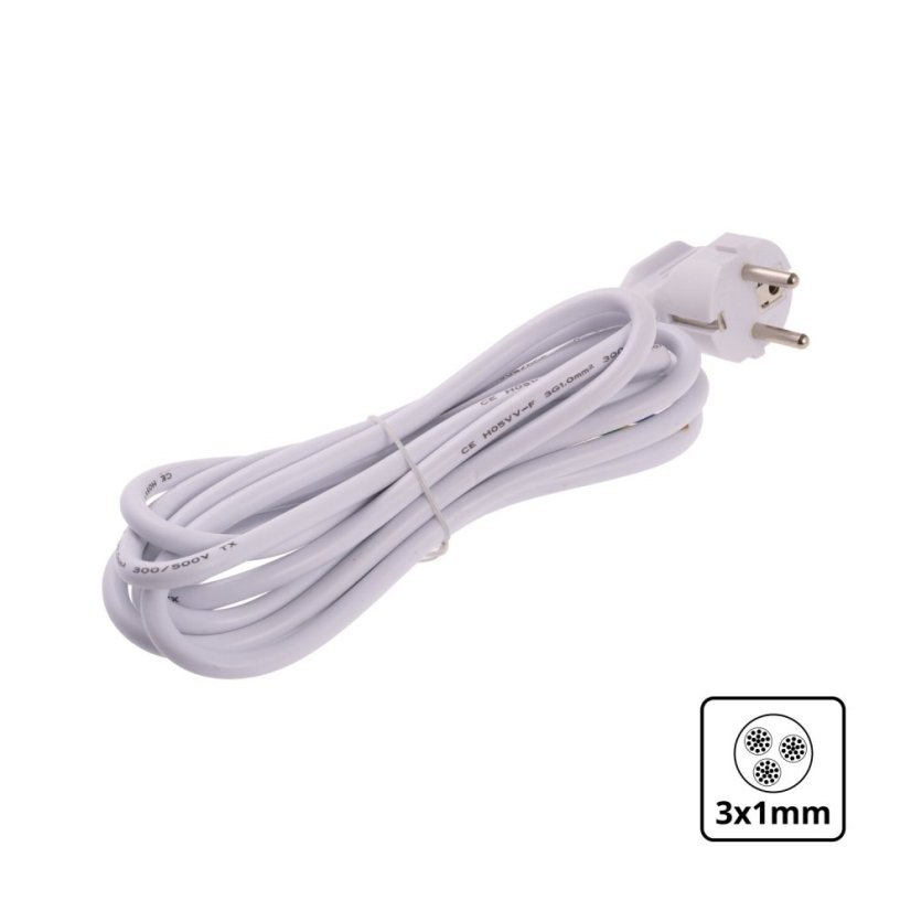 Flexo šňůra PVC 3x1 mm 3m