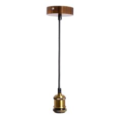 Objímka E27 / 1m / antická zlatá - BH652B Objímka E27 / 1m / antická zlatá - BH652B