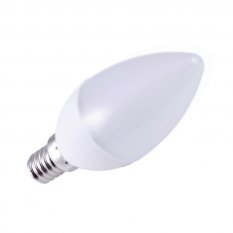 LED žárovka svíce 5W-50W C37 160° E14 matná