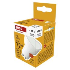 LED žárovka Emos Basic GU10 MR16 10W