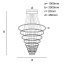 LED závěsné svítidlo s dálkovým ovladačem 365W - J4373/B LED závěsné svítidlo s dálkovým ovladačem 365W - J4373/B