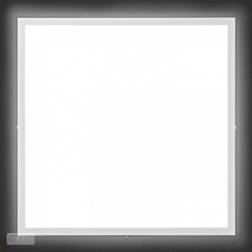 Led panel přisazený QUADRA 48W 600x600mm bílá Denní bílá_rozsvícené