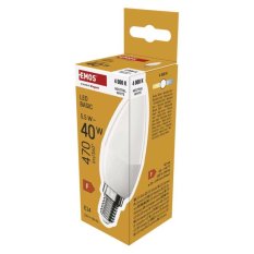 LED žárovka Emos Basic E14 svíčka 5,5W