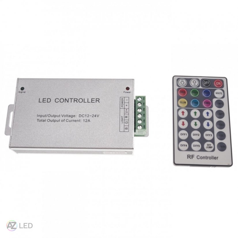 Dálkový ovladač na RGB LED pásky RGB-RF6-28B přijímač s ovladačem