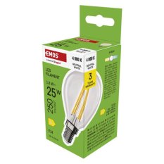 LED žárovka Emos Filament E14 Mini Globe 1,8W