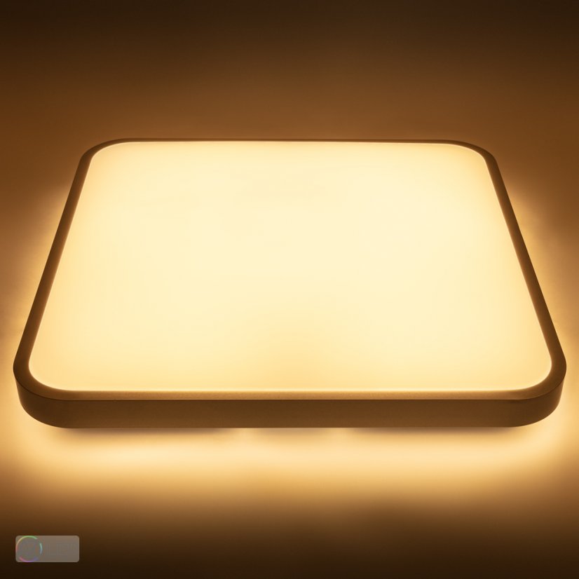 Stropní LED svítidlo Exclusive čtverec 50W 2700-6500K s dálkovým ovladačem teplá bílá