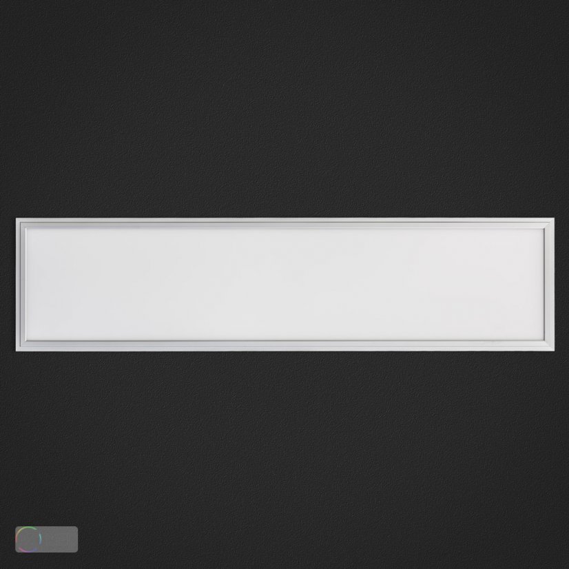 LED Panel QUADRA LONG 40W 1200x300mm stříbrný