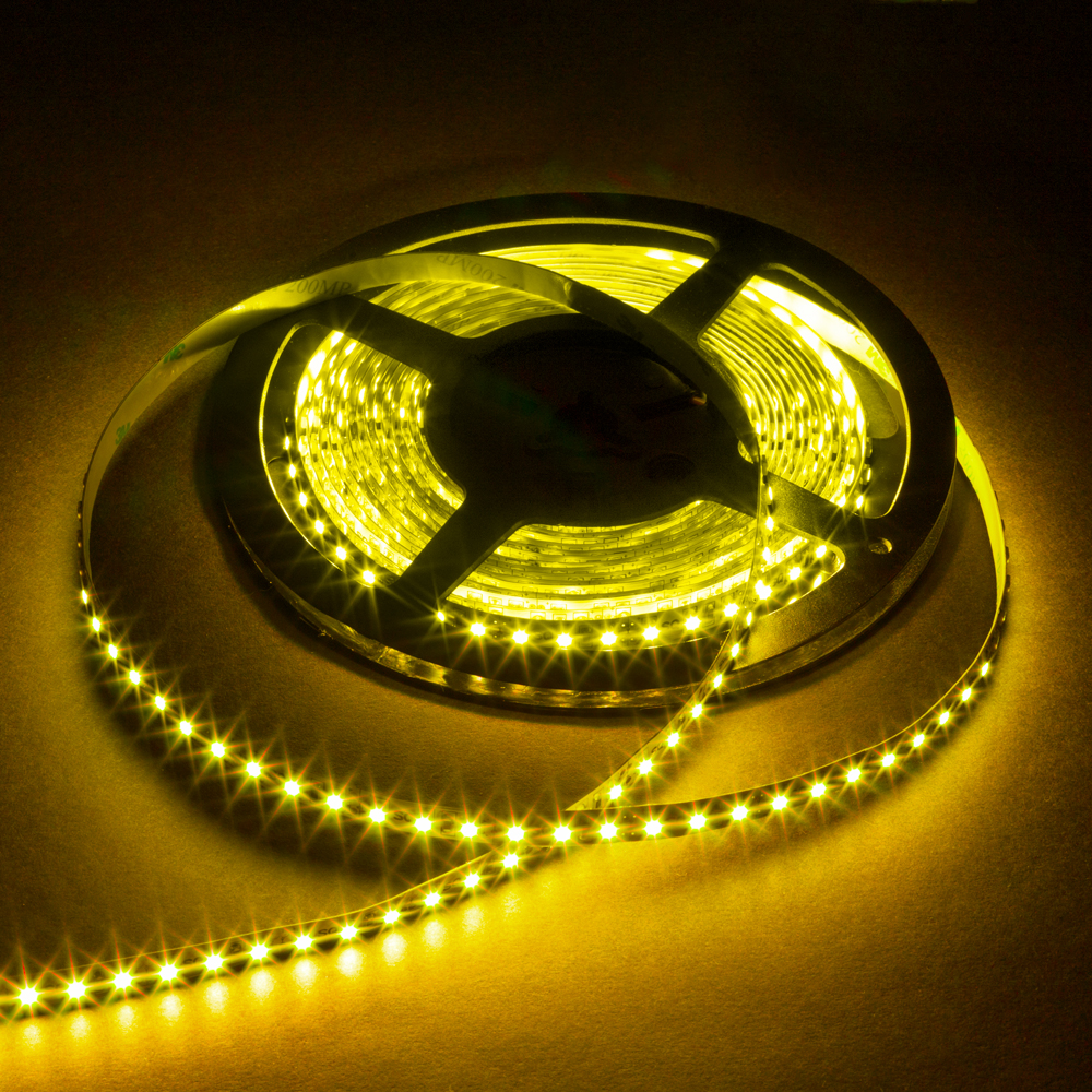 T-LED LED pásek vnitřní SQ3-600 Žlutá 07307 12V 9,6W/m IP 20 Počet diod 120