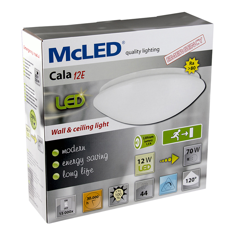 McLED Přisazené LED svítidlo CALA 12W IP44