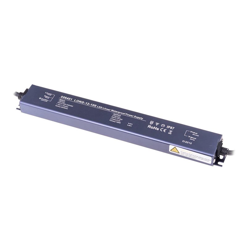 T-LED Trafo pro zapojení LED osvětlení 12V 100W LONG IP67 056401