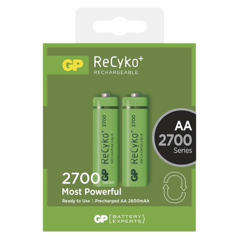 GP Nabíjecí baterie ReCyko+ 2700 HR6 (AA) 2ks 1032222270