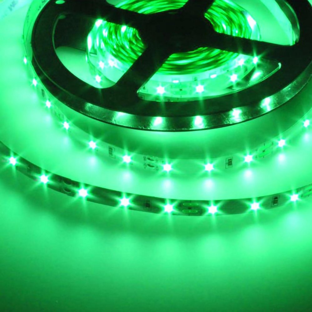 T-LED LED pásek vnitřní SQ3-300 Zelená 07102 12V 4,8W/m IP 20 Počet diod 60