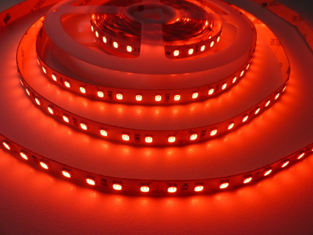 T-LED LED pásek 24HQ12096 vnitřní Červená 079254 24V 9,6W/m IP20 počet diod 120