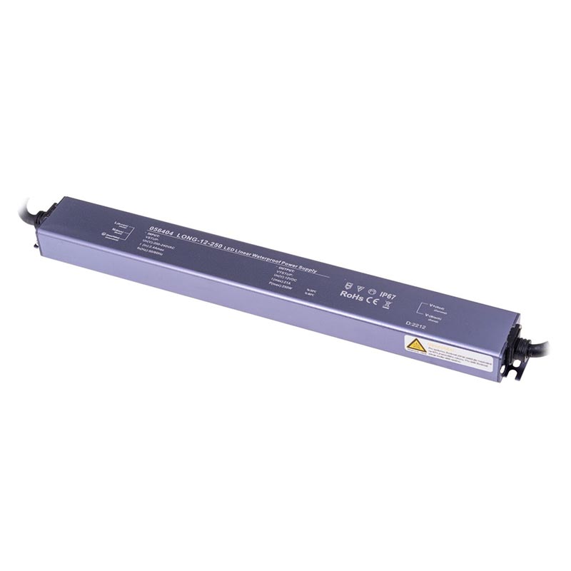 T-LED Trafo pro zapojení LED osvětlení 12V 250W LONG IP67 056404